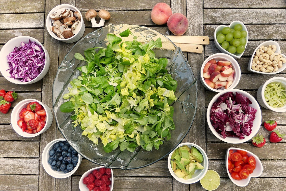 Healthy veggie-based meal