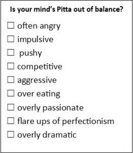 Pitta out of balance?