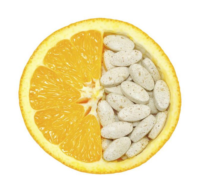 Natural Pain Relief: Nutrition_vitamin C and orange