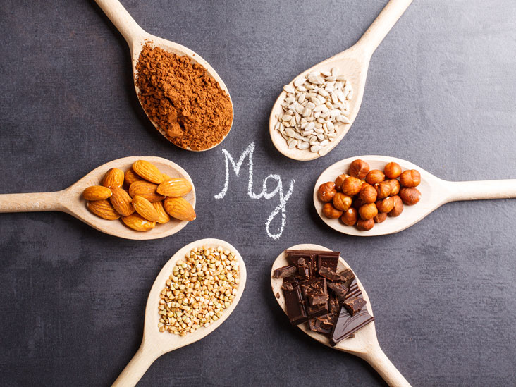 Magnesium-Rich Foods and Best Supplement Types_magnesium-rich foods in spoon