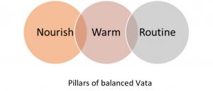 Pillars of balanced Vata